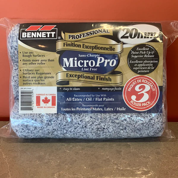 9.5" Bennett MicroPro Roller Sleeves