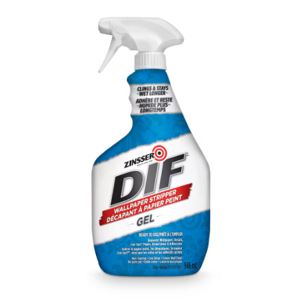 Zinsser DIF Wallpaper Stripper Gel Spray, 946 ml